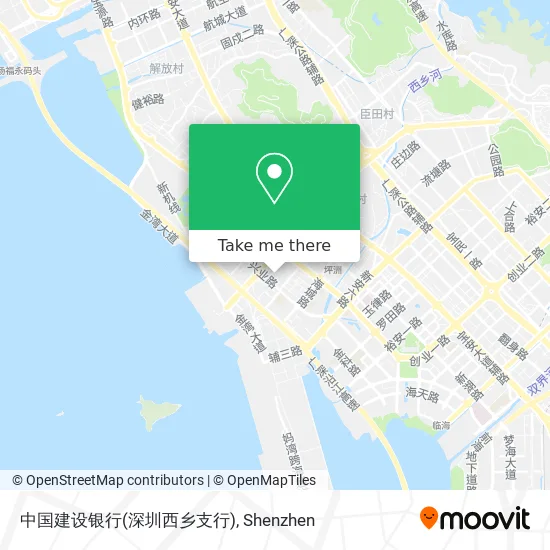 中国建设银行(深圳西乡支行) map
