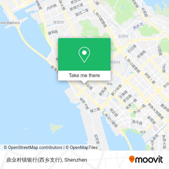 鼎业村镇银行(西乡支行) map