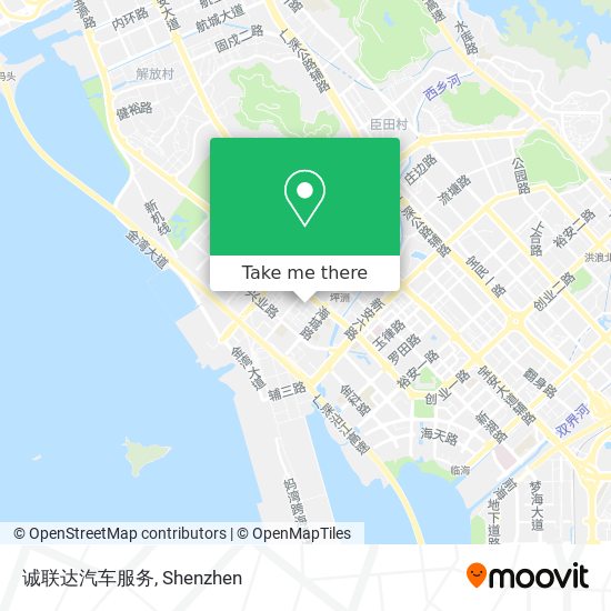 诚联达汽车服务 map