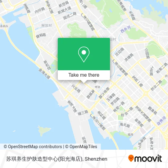 苏琪养生护肤造型中心(阳光海店) map