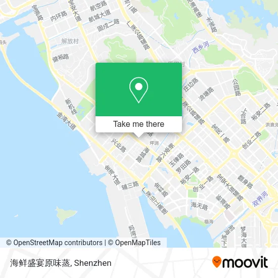 海鲜盛宴原味蒸 map
