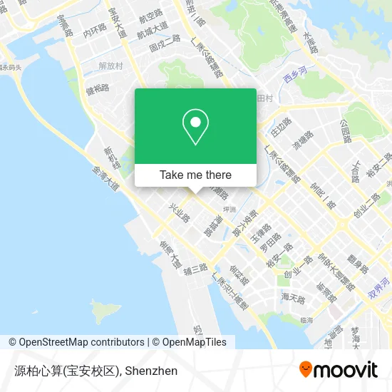 源柏心算(宝安校区) map