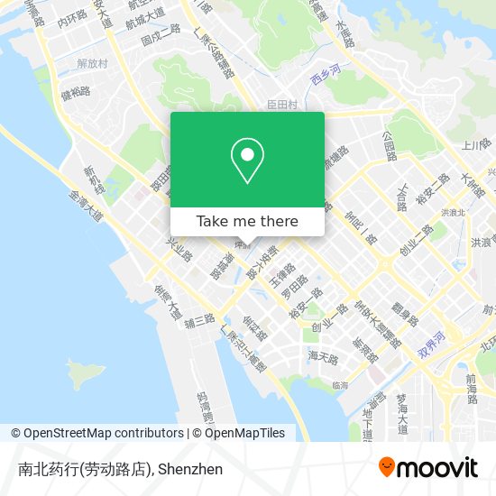 南北药行(劳动路店) map