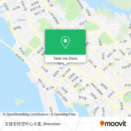 宝捷安经贸中心大厦 map