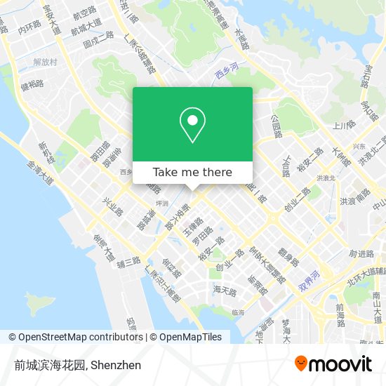 前城滨海花园 map