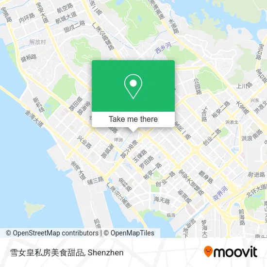雪女皇私房美食甜品 map