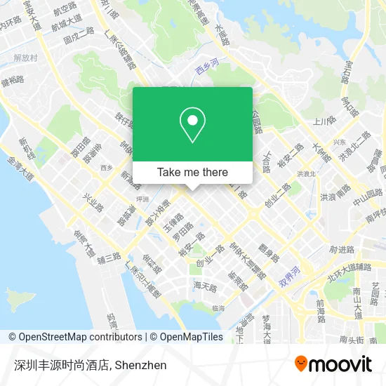 深圳丰源时尚酒店 map