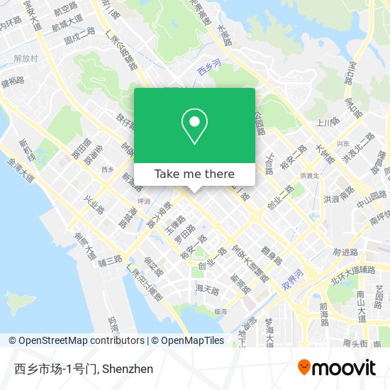 西乡市场-1号门 map