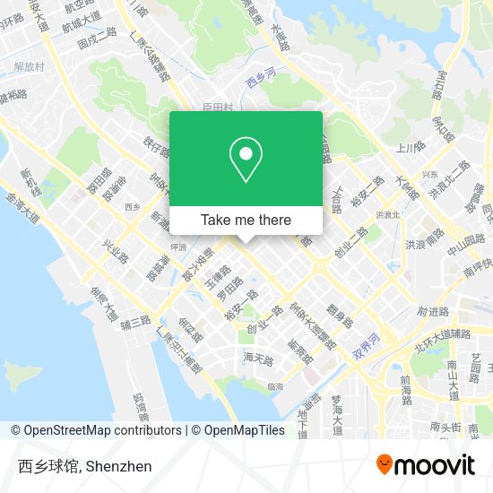 西乡球馆 map