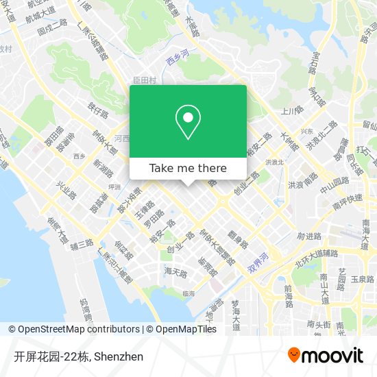 开屏花园-22栋 map