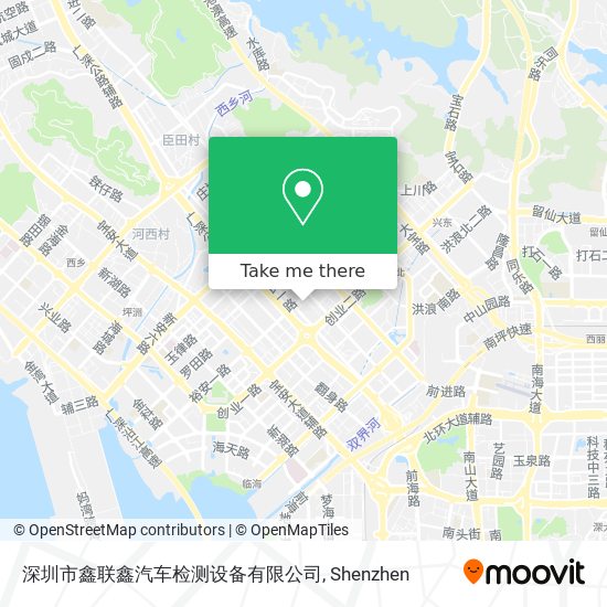 深圳市鑫联鑫汽车检测设备有限公司 map