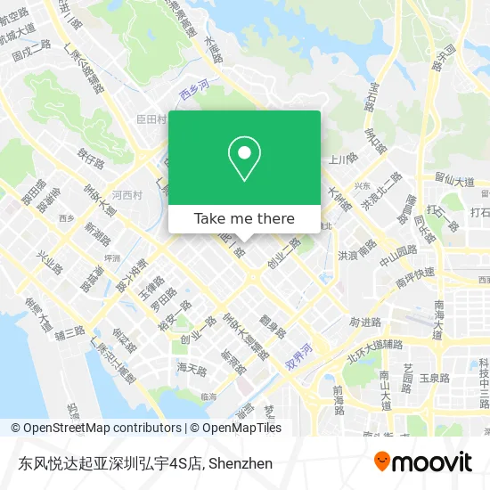 东风悦达起亚深圳弘宇4S店 map