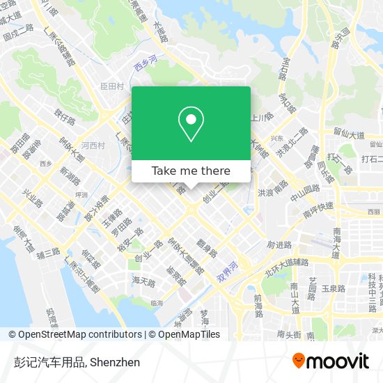 彭记汽车用品 map