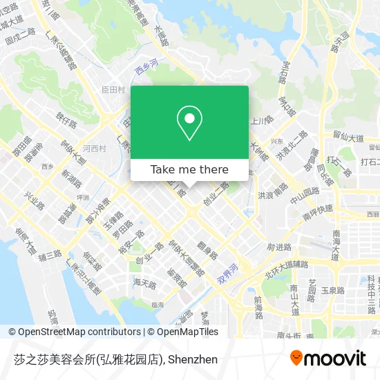 莎之莎美容会所(弘雅花园店) map
