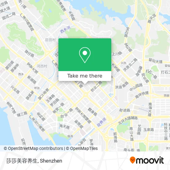 莎莎美容养生 map