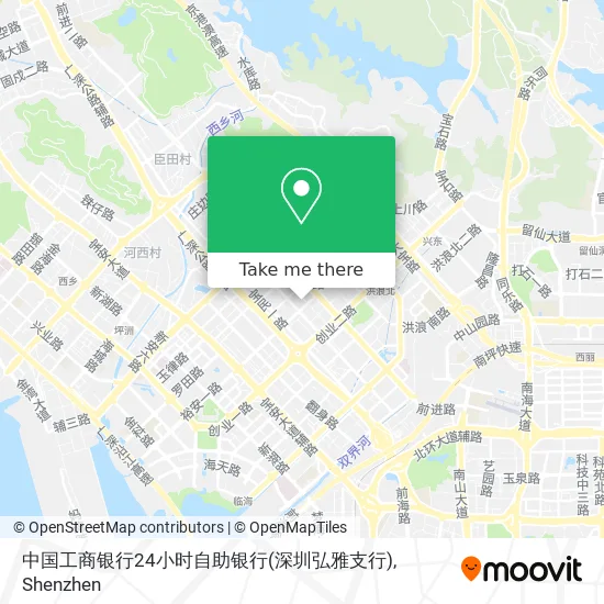 中国工商银行24小时自助银行(深圳弘雅支行) map