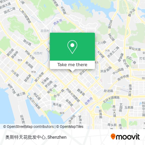 奥斯特天花批发中心 map