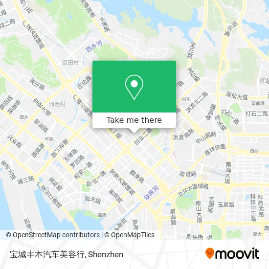 宝城丰本汽车美容行 map