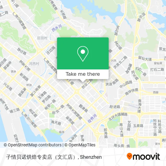 子情贝诺烘焙专卖店（文汇店） map