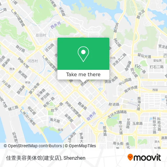 佳萱美容美体馆(建安店) map