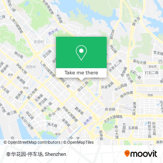 泰华花园-停车场 map