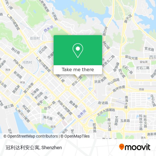 冠利达利安公寓 map