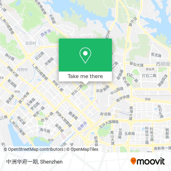 中洲华府一期 map