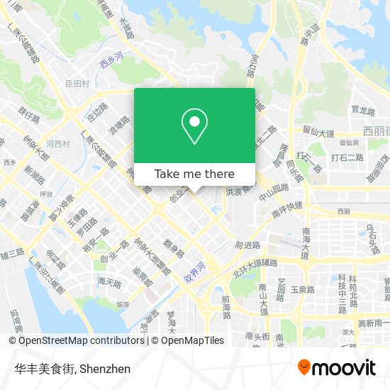 华丰美食街 map