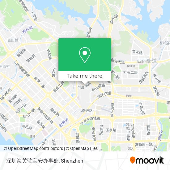 深圳海关驻宝安办事处 map