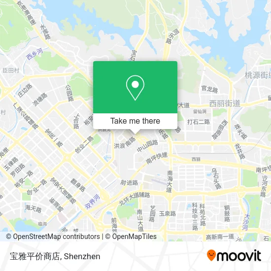 宝雅平价商店 map