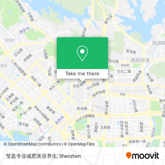 莹盈专业减肥美容养生 map