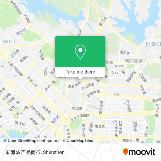 新雅农产品商行 map