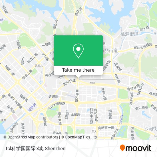 tcl科学园国际e城 map