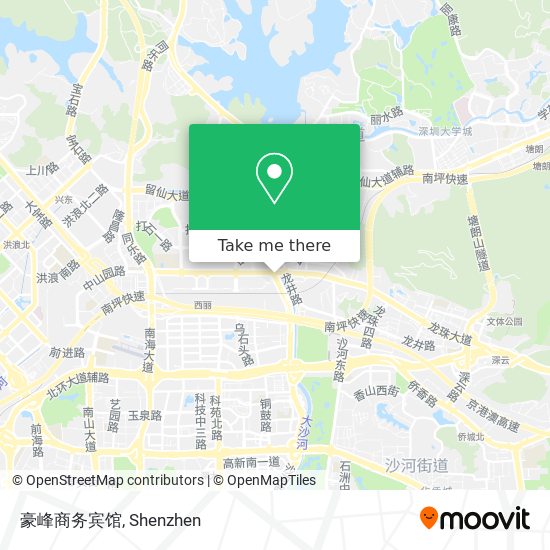 豪峰商务宾馆 map