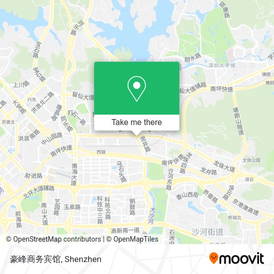 豪峰商务宾馆 map