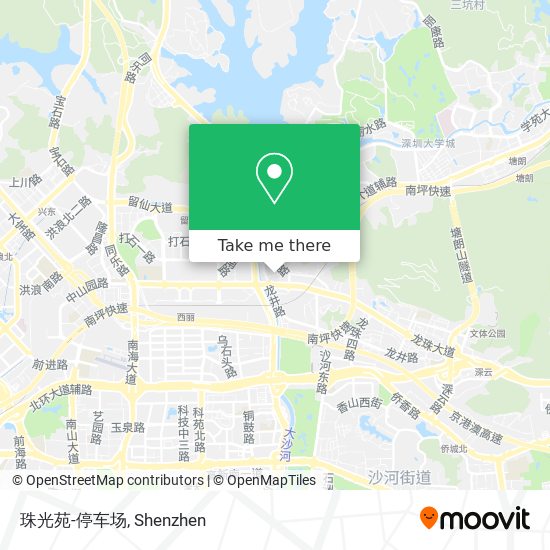 珠光苑-停车场 map