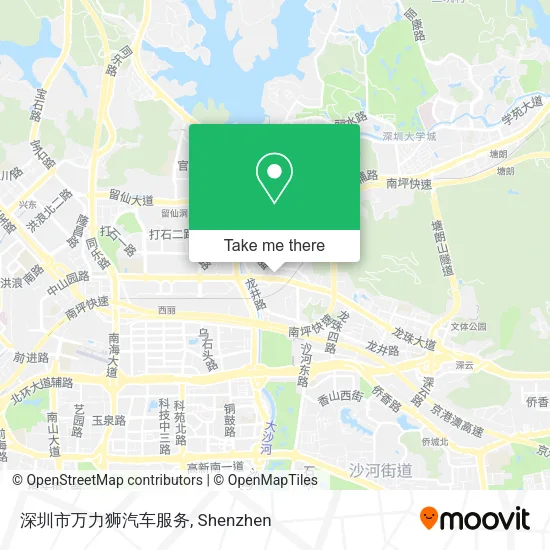 深圳市万力狮汽车服务 map