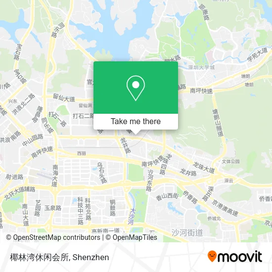 椰林湾休闲会所 map