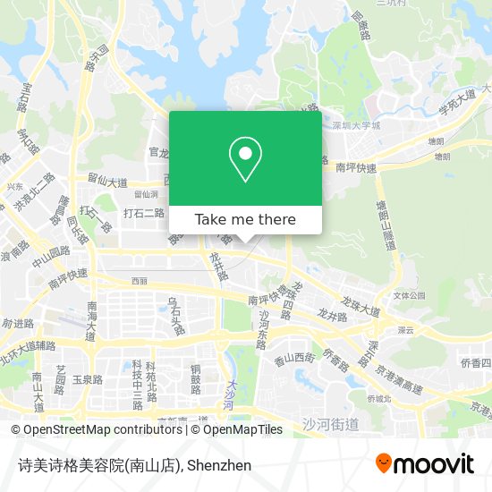 诗美诗格美容院(南山店) map