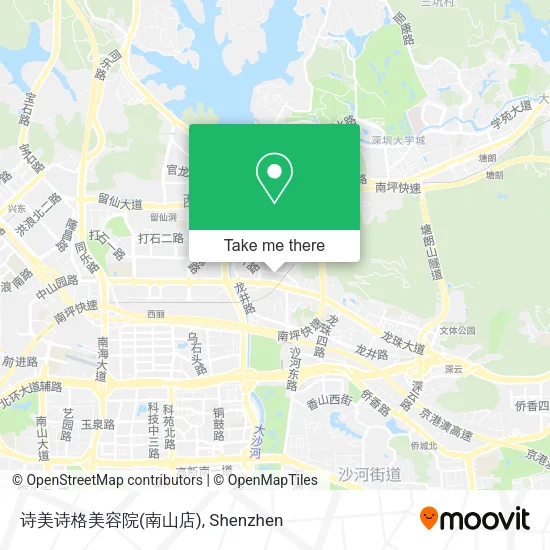 诗美诗格美容院(南山店) map