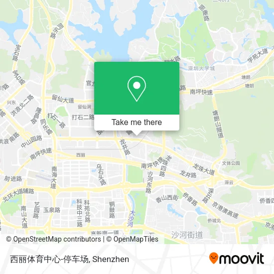 西丽体育中心-停车场 map