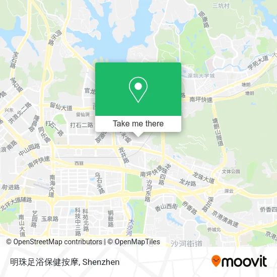 明珠足浴保健按摩 map