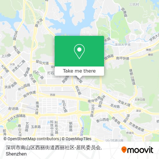 深圳市南山区西丽街道西丽社区-居民委员会 map