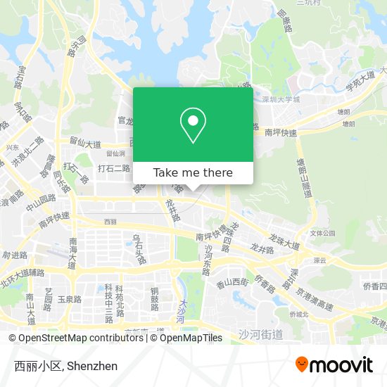 西丽小区 map
