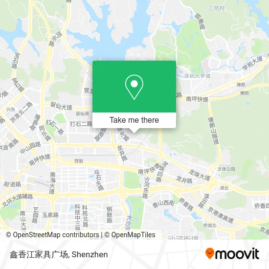 鑫香江家具广场 map