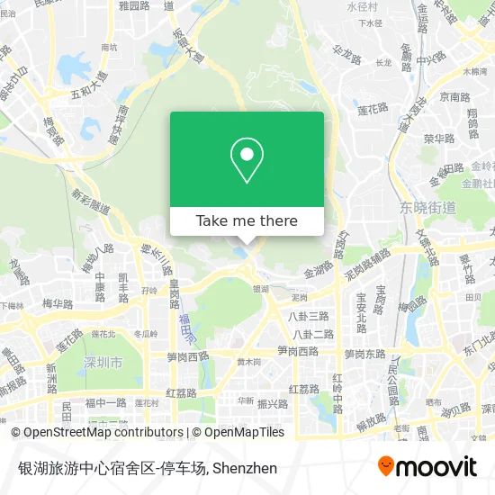 银湖旅游中心宿舍区-停车场 map