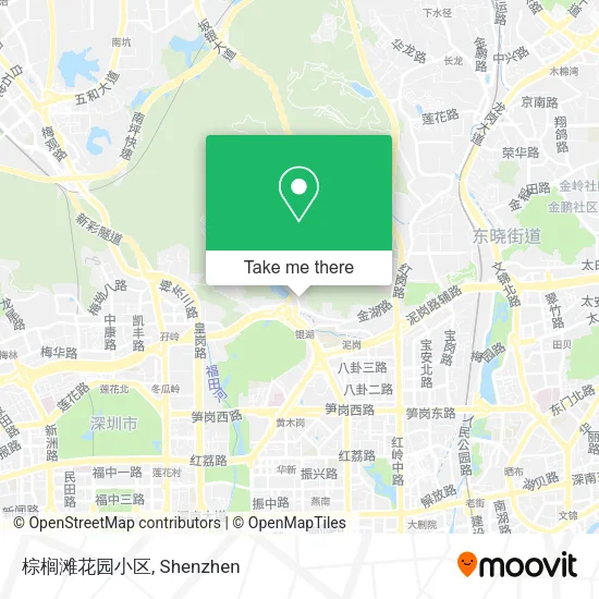 棕榈滩花园小区 map