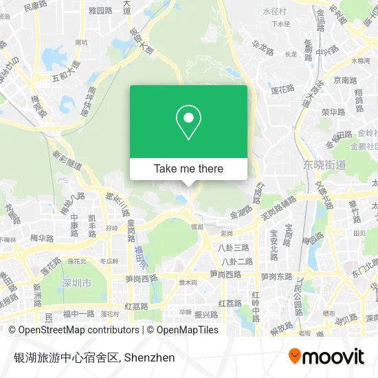 银湖旅游中心宿舍区 map