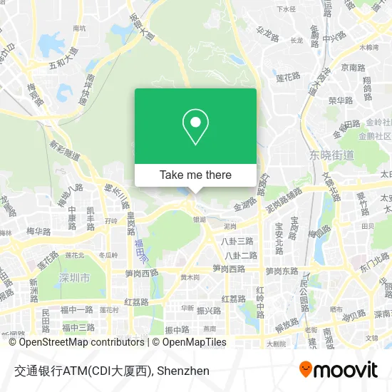 交通银行ATM(CDI大厦西) map