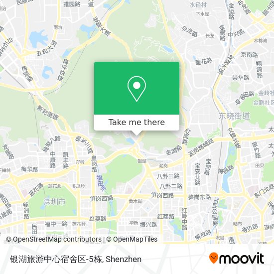 银湖旅游中心宿舍区-5栋 map